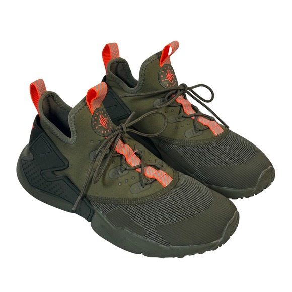 Nike Other - Nike Air Huarache Drift GS Medium Olive Bright Crimson Boys Youth 4.5Y